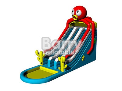 Commercial Used Octopus Best Rated Inflatable Water Slides BY-WS-066